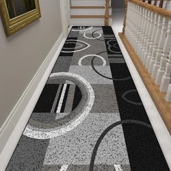 Geometric Nordic Long Corridor Carpet Anti Slip Hallway Area Rugs Decoration Home Porch Entry Doormat Washable Carpet Runner 러그