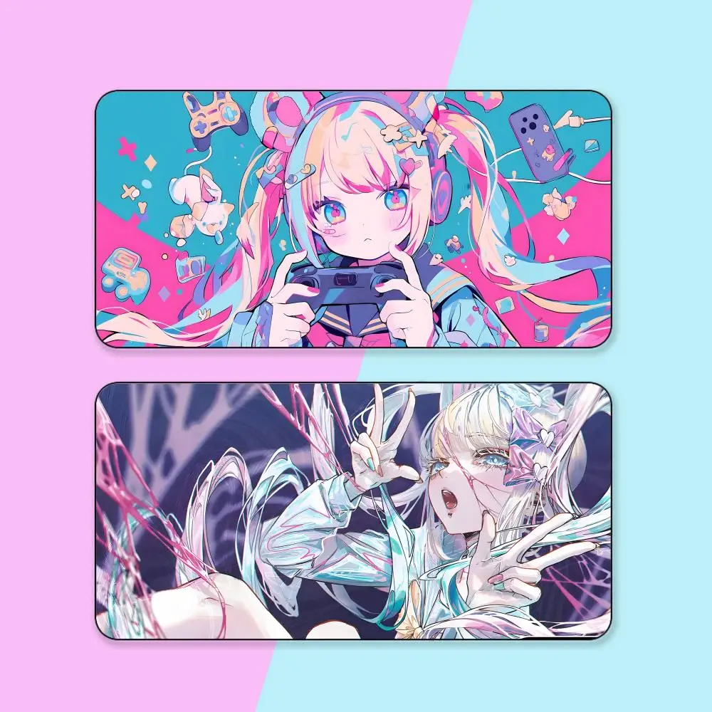 

Needy Girl Overdose OMG kawaii Angel-chan Mouse Pad Mouse Pad Rubber Computer Laptop Official Desk Game Mat