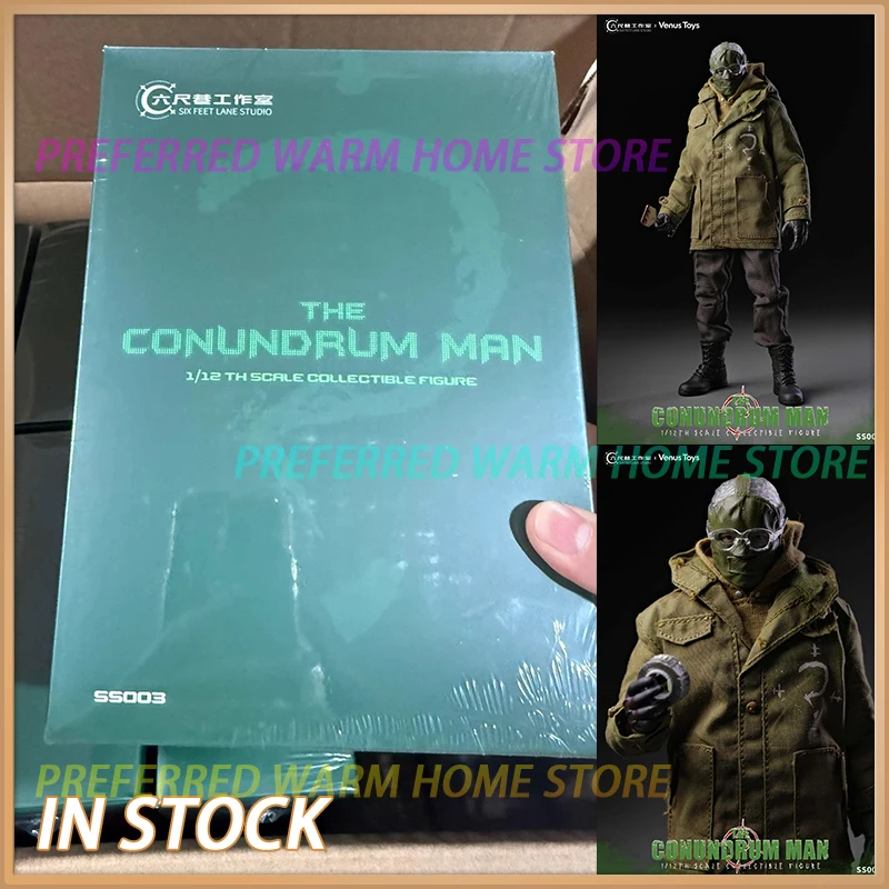

In Stock Originate SIX FEET LANE STUDIO X Venus Toys SS003 Riddler THE CONUNDRUM MAN 1/12 SCALE COLLECTIBLE FIGURE Model Toys