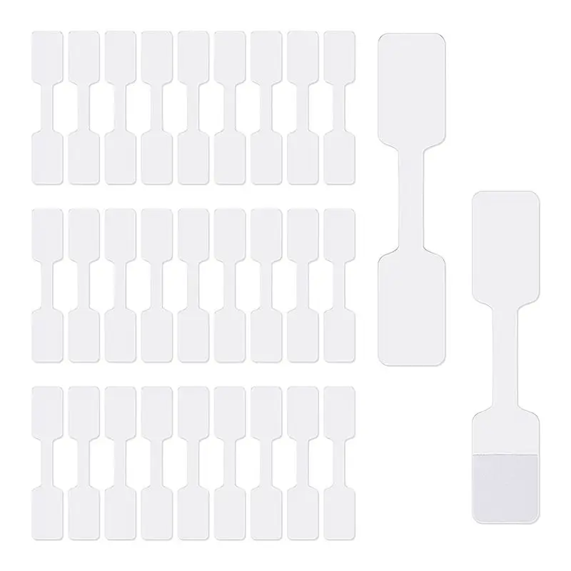 Ingenious-1000Pcs Blank Jewelry Price Tags Stickers Jewelry Price Label For Necklace Earring Price Identify Rectangle Label