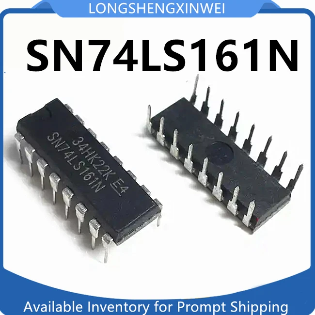 1PCS New Spot SN74LS161N 74LS161 Direct Interpolate DIP-16 Quad Binary Cleanup Counter