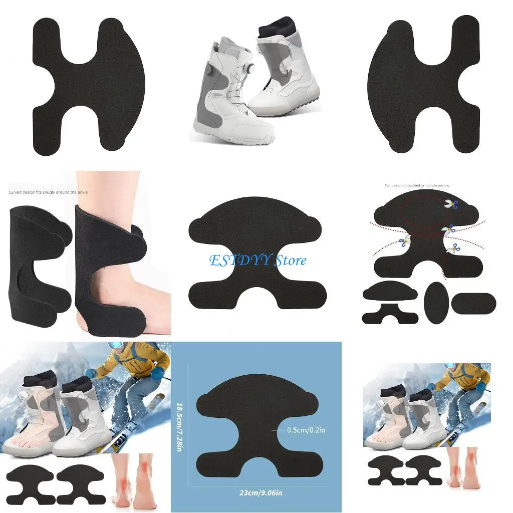 

G6DE Ski Boot Fitting Foam Ankle Wrap Pads Ankle Protector Light weight Boot Liner