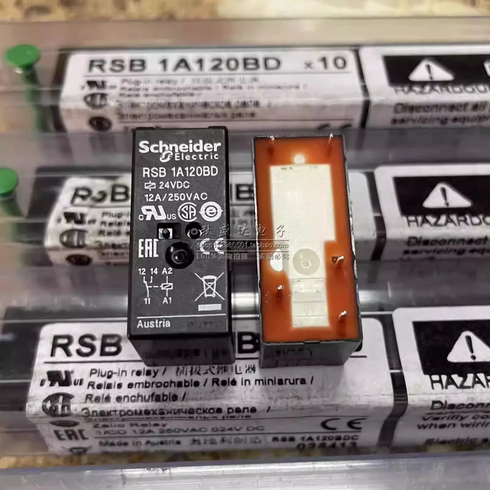 

(5pcs) New Original Genuine Spot RSB1A120BD 5-foot 12A 24VDC Interface Intermediate Relay