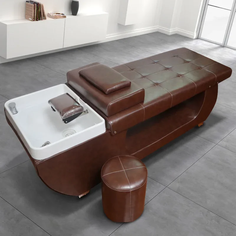

Shower Head Shampoo Thai Spa Bed Luxury Massage Water Circulation Shampoo Chair Salon Shampouineuse Salon Equipment