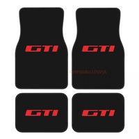 4PCS Crystal Velvet Car Floor Mats Set of Four Anti Fouling Car Mats Carpet Anti Slip Car Floor Mats