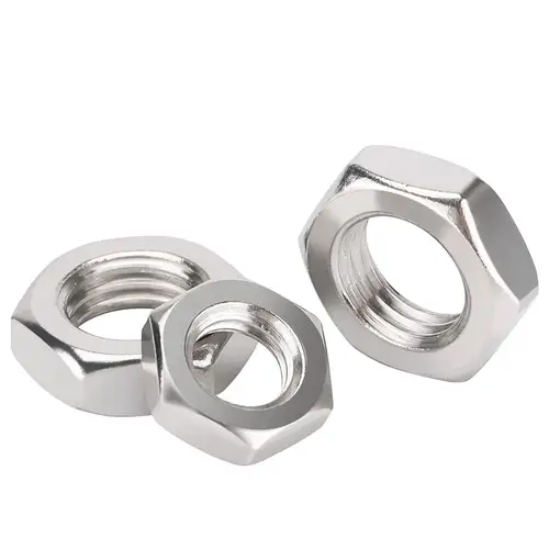 UNF 304 Stainless Steel Fine Tooth Thin Nuts M5 M6 M8 M10 M12 M14 M16 M18 M20 M22 Fine Thread Pitch Hex Nuts Pitch 1 1.25 1.5mm - Image 4
