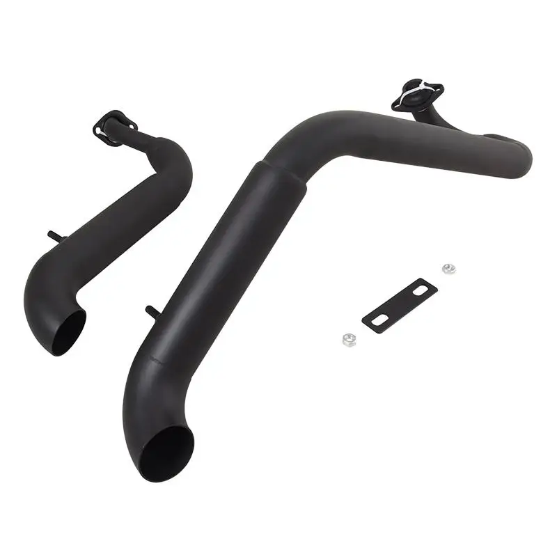 Full Moto Exhaust System Black Iron Header Mid Tail Pipe Slip On For Yamaha Virago250 XV 250 XV125 1995-2007 Vstar250 Virago125