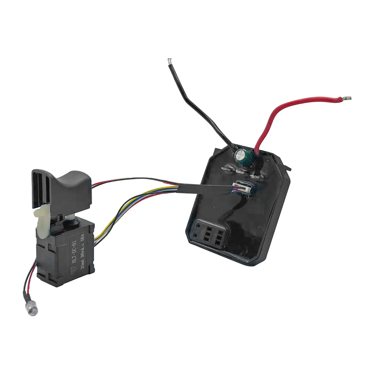 18V 21V Brushless Drill Switch Control Board Replacement Part Made of Metal and Plastic for Cordless Drill Systems