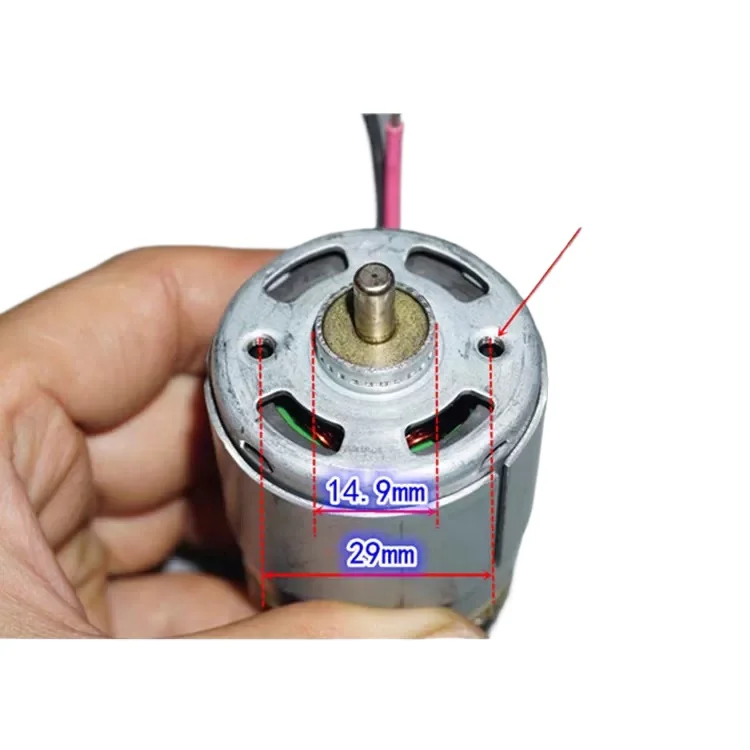 For RZ-735VA-8022 12V-24V High Speed Motor Electric Drill 735 Motor Power Tool for DIY Projects