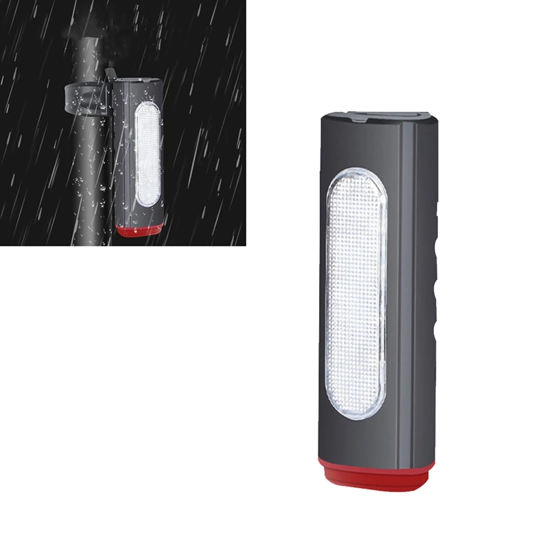 1 PCS Bicycle Taillights Bike Rear Smart Taillight USB Charging Waterproof Brake Light ABS