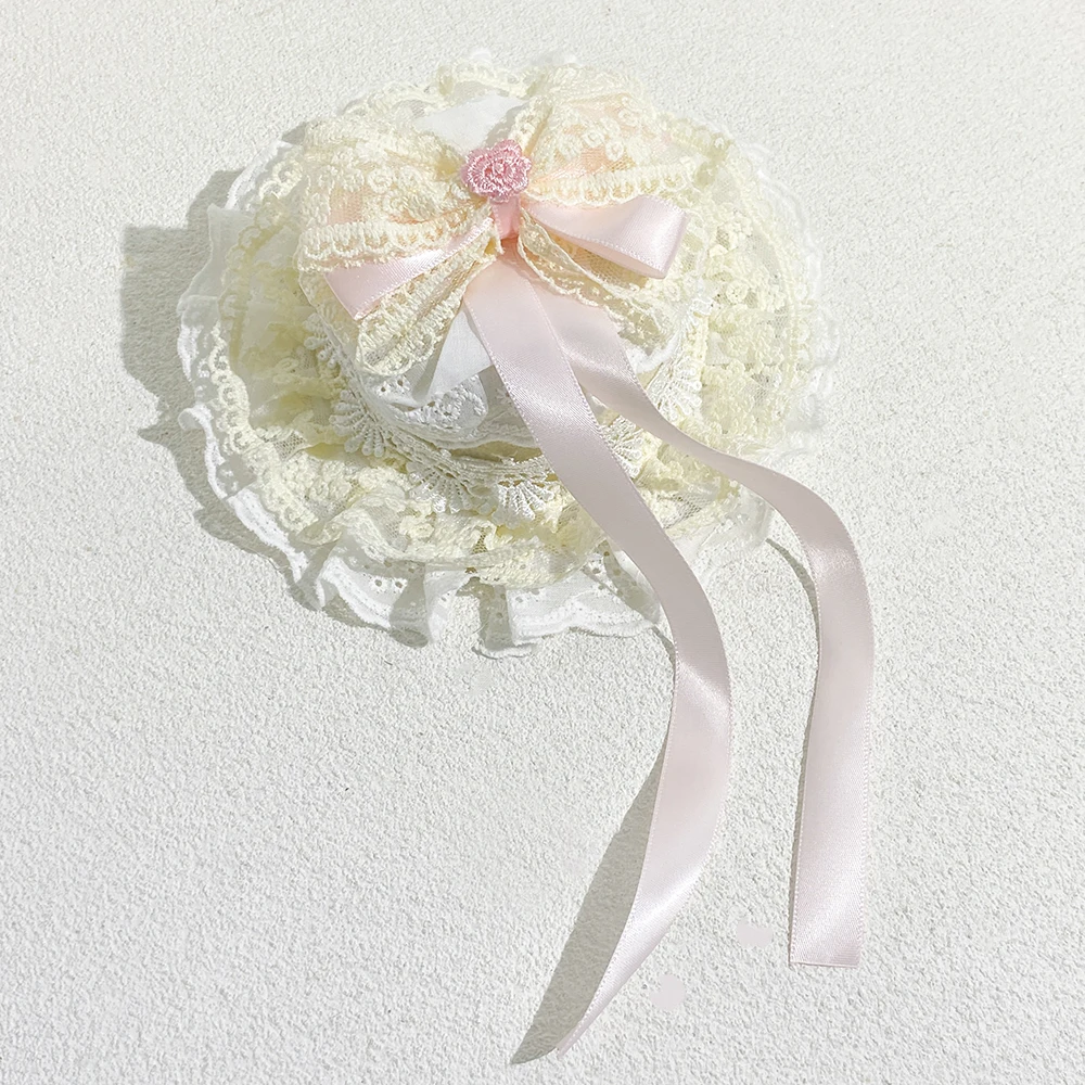 AENSOA Sommer Rosa Serie Kuchen Lolita Haarnadel Für Frauen Mädchen Delikatesse Kirsche Spitze Rand Bowknot Dekoration Haar Zubehör Neue – Detail 10