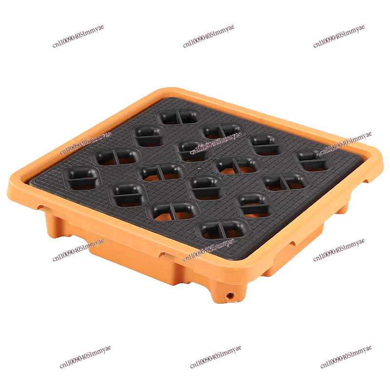 Anti-leakage Plastic Pallet Industrial Waste Liquid Hazardous Waste Oil Drum Forklift Anti-leakage Platform Oil Pallet