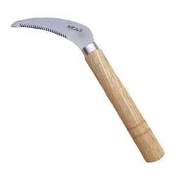 Hoz de hierba para deshierbe, azada de mano de alta resistencia, portátil, ligera, para jardinería japonesa