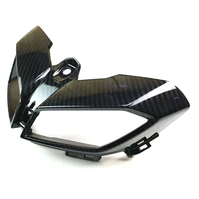 Motorcycle Carbon Fiber Headlight Cover Lower Front Headlight Bracket Motorcycle Fairing for MT09 MT 09 2017-2019