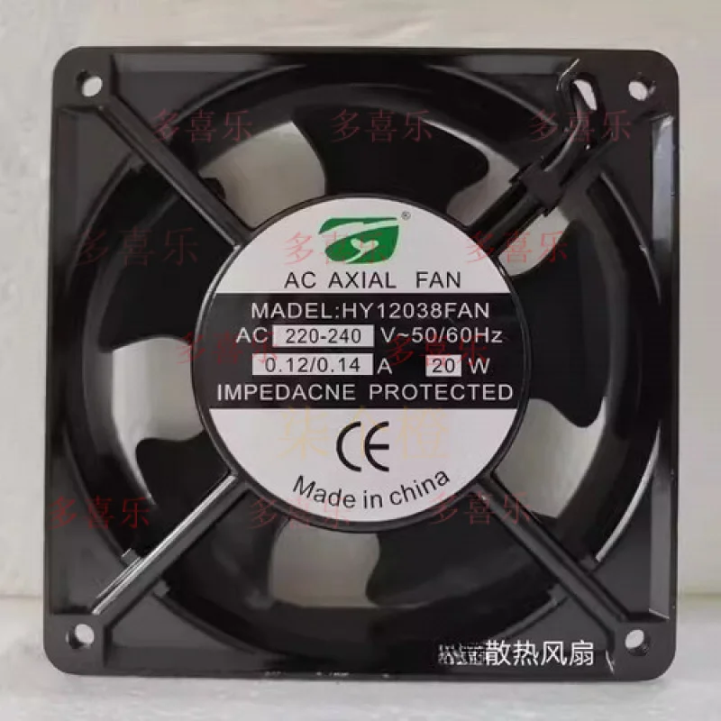 

EE 1PCS for AC AXIAL FAN HY12038FAN AC220V-240V 0.12A/0.14A 12CM Cabinet Cooling Fan