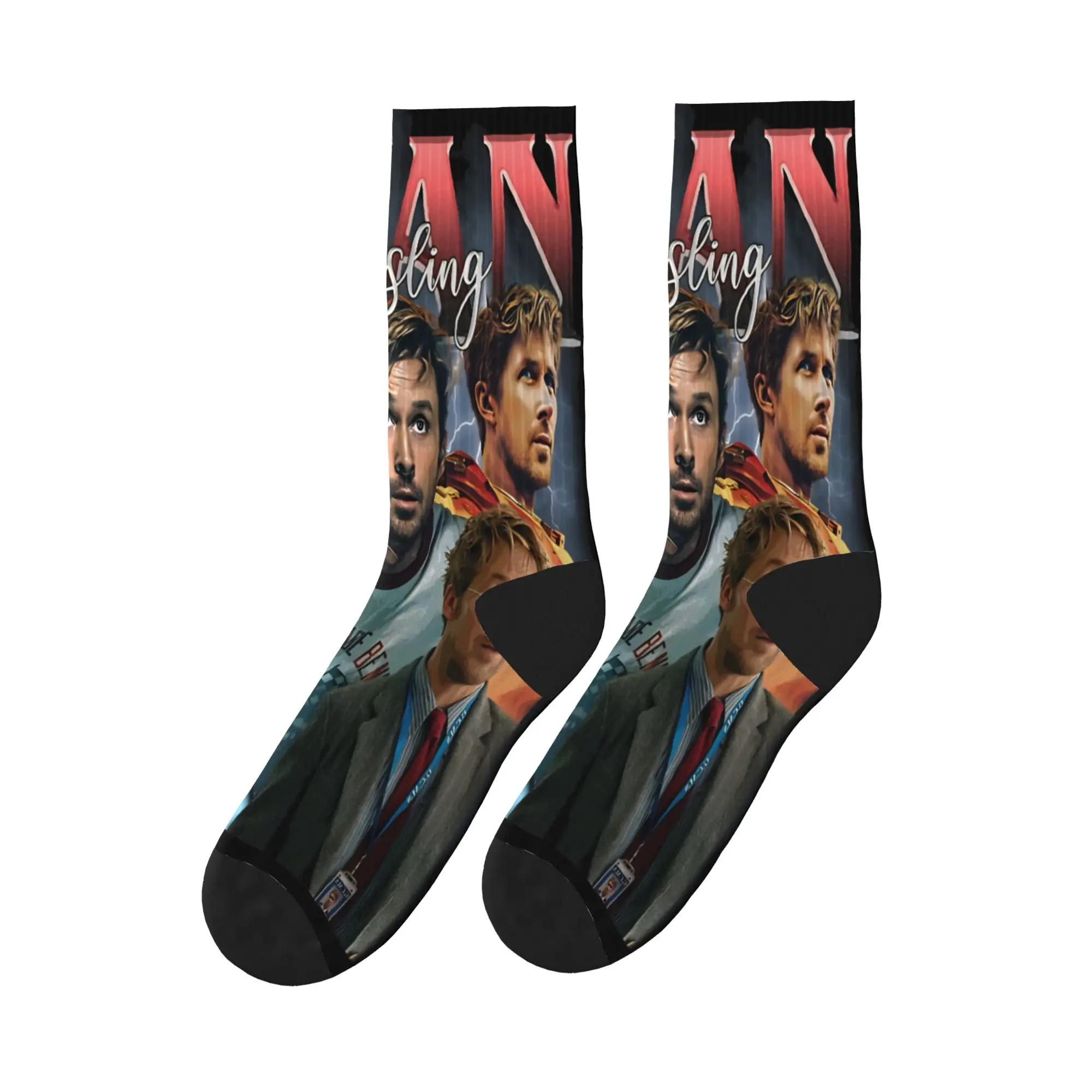 Couple Socks Project Hail Mary Ryan Gosling Movie Vintage Bootleg 90s  Stockings Spring Fashion Socks Skateboard Non Slip Socks