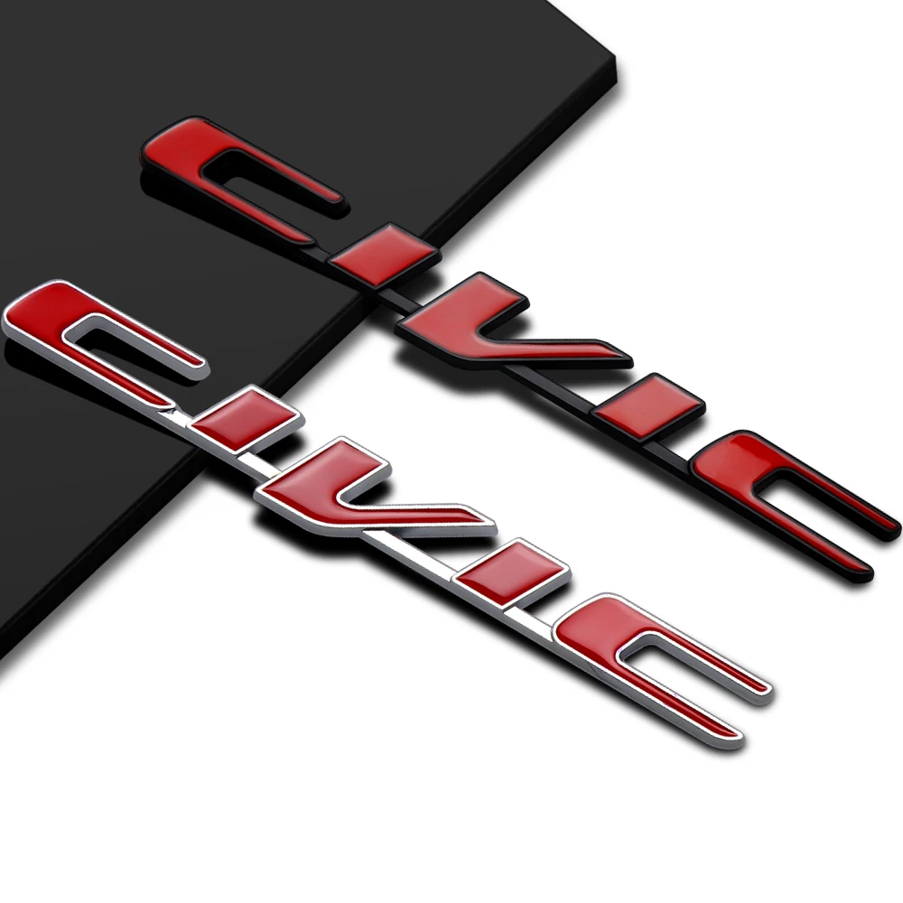 Pegatinas de emblema de coche de Metal 3D, calcomanías de insignia, decoración para Honda CIVIC FORZA Insight Accord Hornet tipo R tipo S, accesorios Mugen