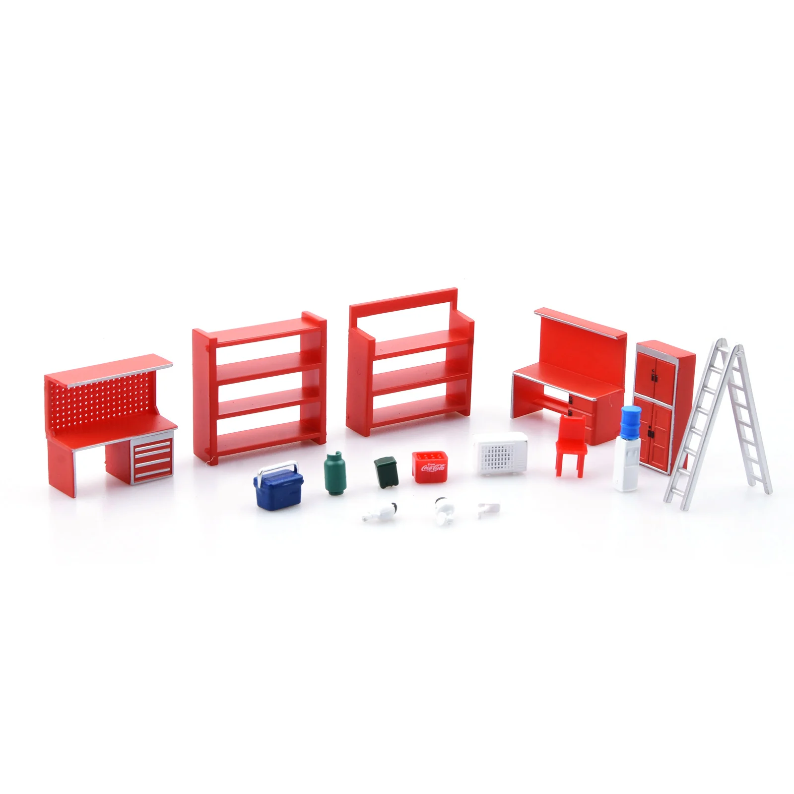 1 ensemble d'outils de meubles de Garage à l'échelle 1/64, Kit de Dioramas de scène modèle 1/64 pour Parking de Garage