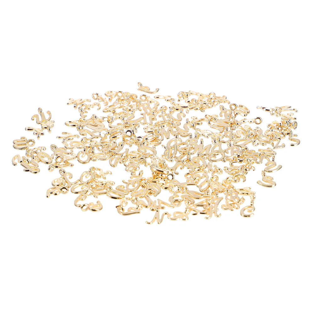 

Набор из 130 миниатюрных подвесок-букв из сплава (A-Z) для изготовления украшений, браслетов, ожерелий, персонализированных инициалов