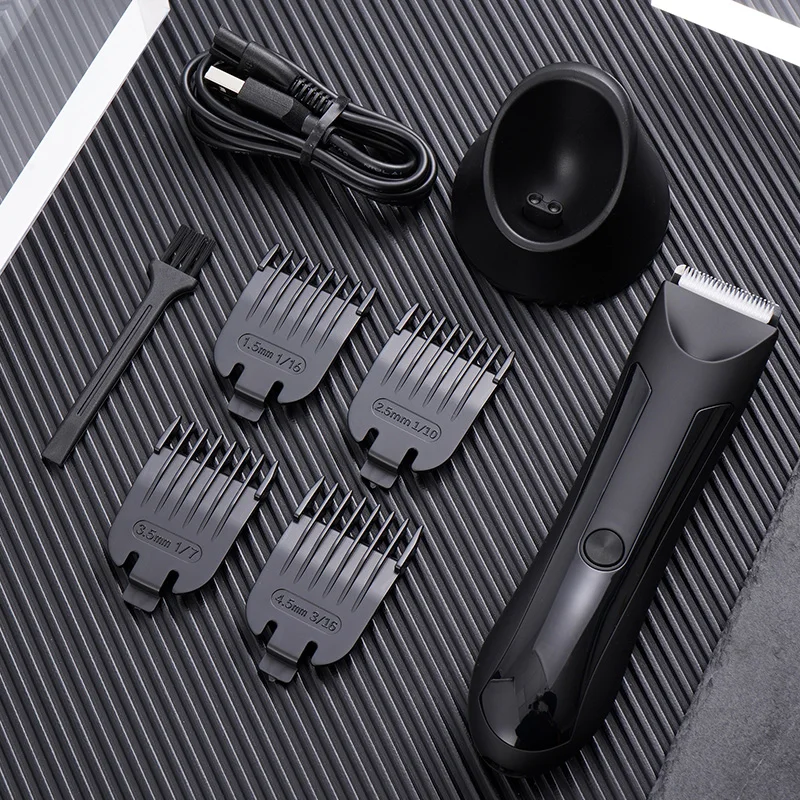 

Men's electric full body hair trimmer Shaver LCD digital display armpit hair leg shaver