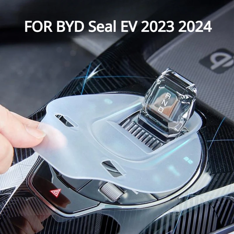 Für BYD Seal EV 2023 2024 Silikon-Schaltknaufabdeckung, Schutzabdeckung für die zentrale Fahrzeugsteuerung, Silikon-Pad für die zentrale Steuerungstaste – Detail 1