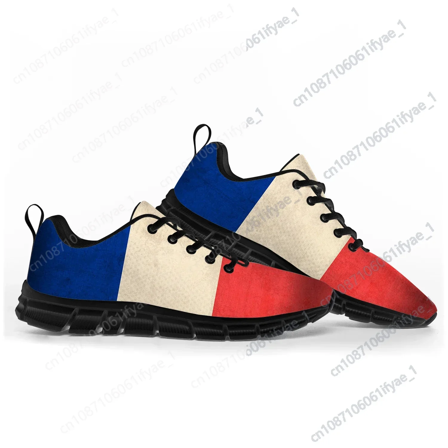 Scarpe sportive con bandiera francese uomo donna adolescente bambini Sneakers per bambini francia Casual scarpe da coppia personalizzate di alta qualità