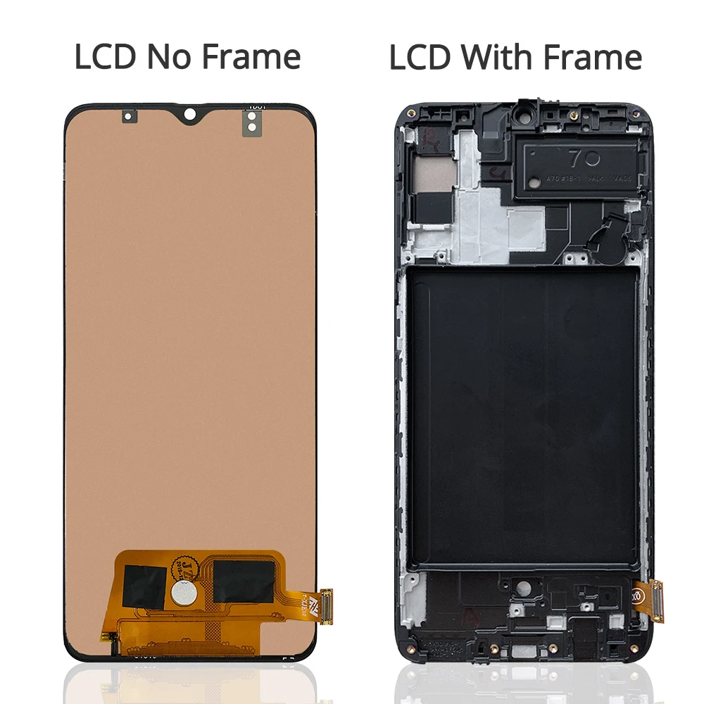 Pantalla LCD probada A70 para Samsung A705F A705GM A705W A705X A705U, montaje de digitalizador con pantalla táctil de repuesto