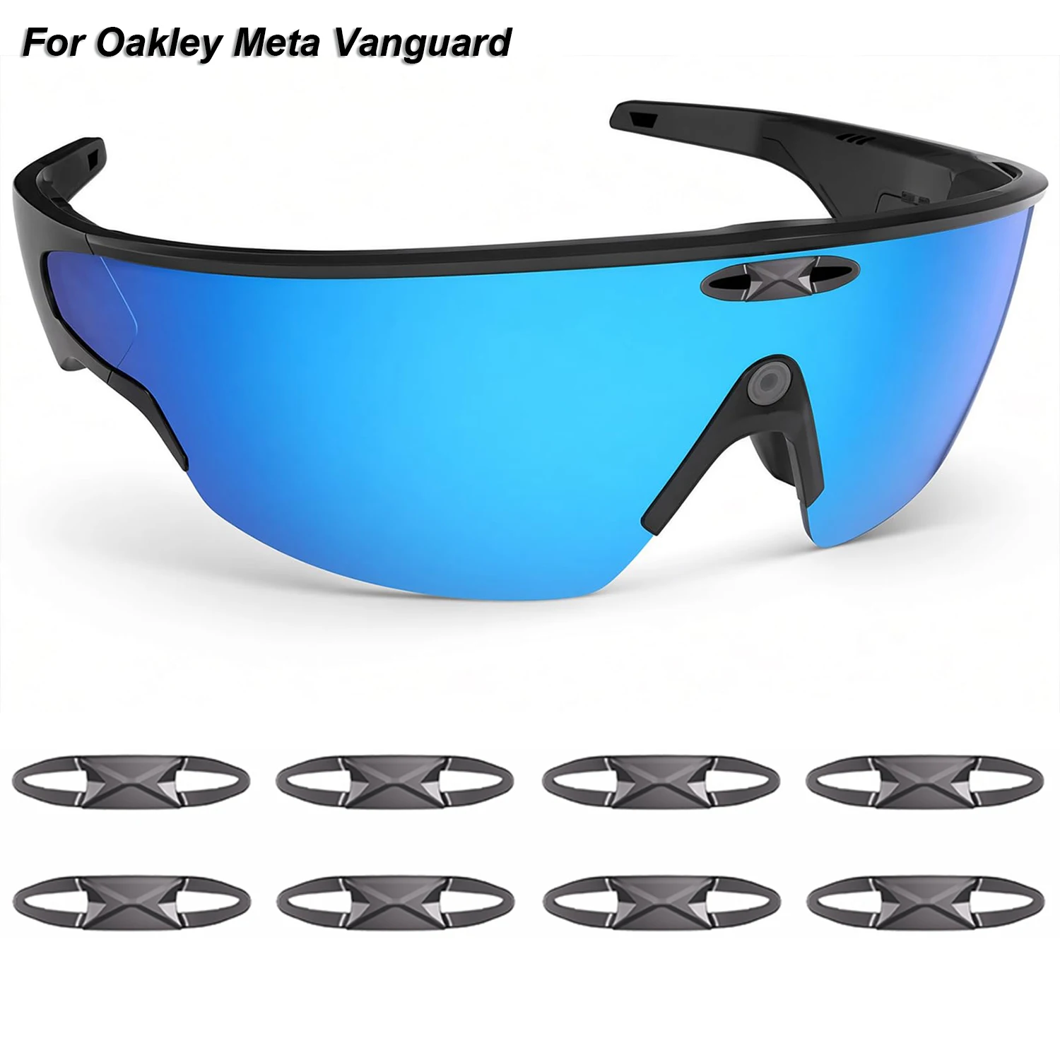 Lichtblockierende Abdeckungen für Oakley Meta Vanguard AI Smart-Brillen, eingebettetes Design LED-Lichtblockierer Schutz-Zubehör – Detail 1