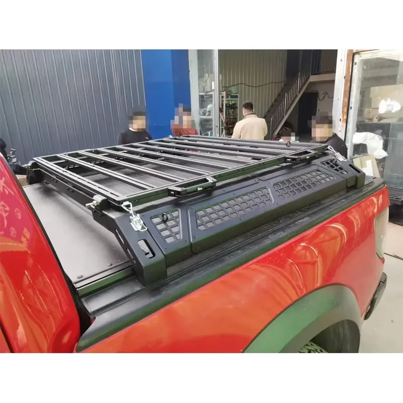 Aluminum Alloy Truck Bed Box Platform Rack for Ram 1500 Tundra Tacoma 2015-2021 4x4 Pickup