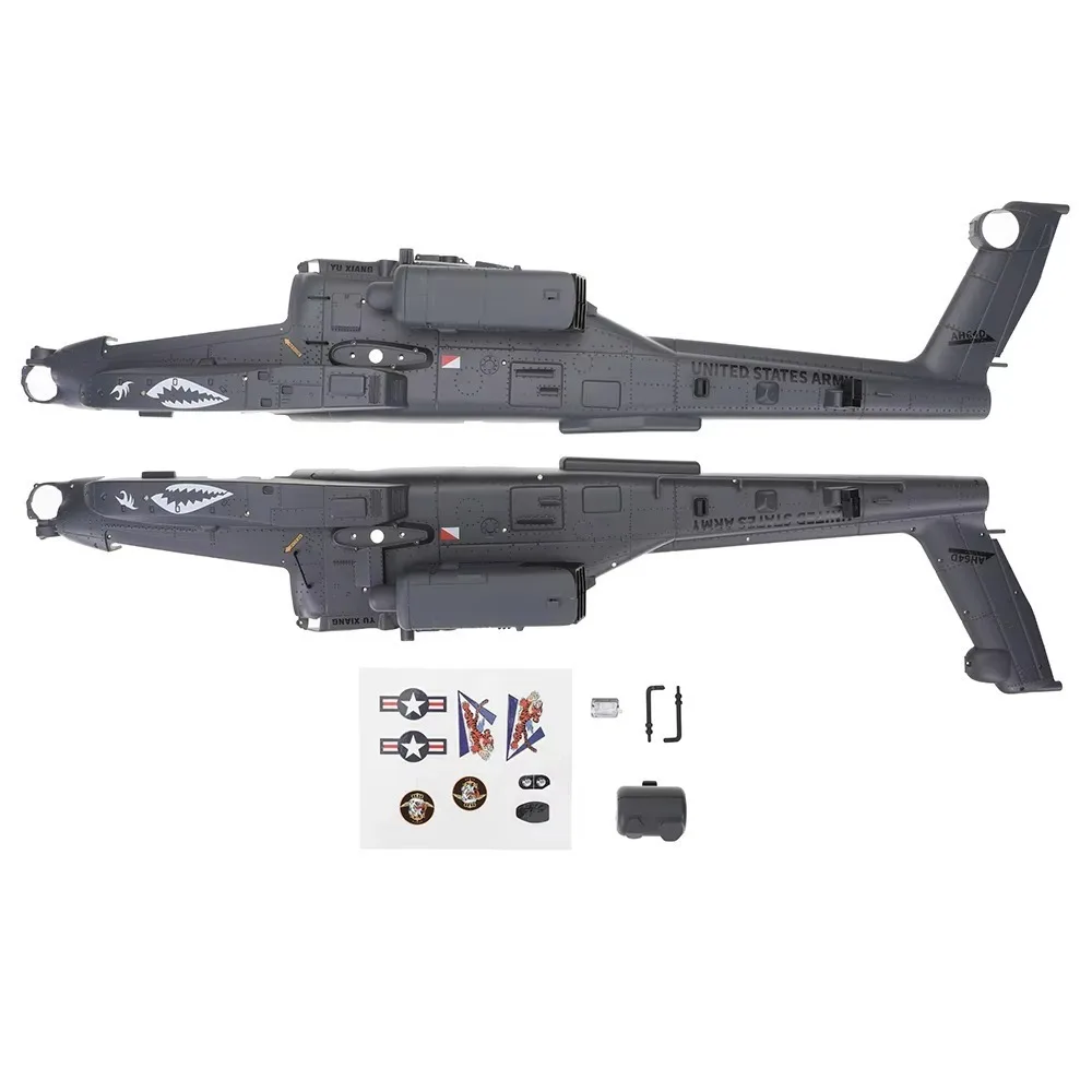 SmCpYuXiang YXZNRC F11-S Apache RC Helicopter Spare Parts Fuselage Canopy