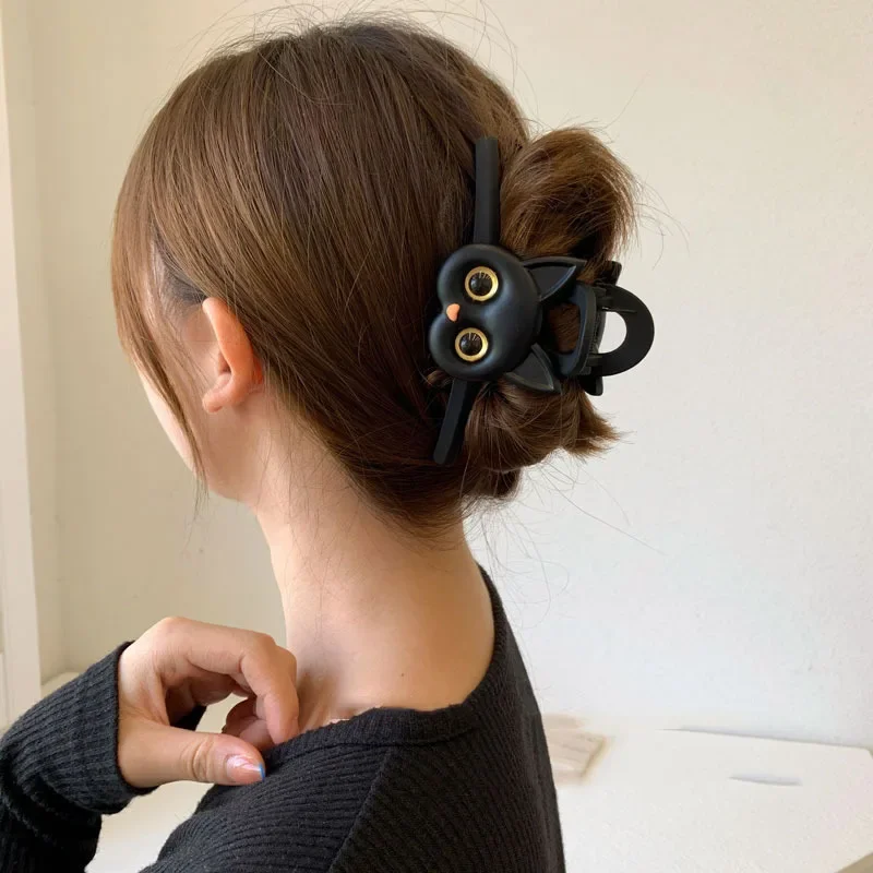 

NEW Adorable Big Eyed Cat Hair Claw Summer Cute Design Plastics Hair Claw Clips Kids Hair Accessories for Women