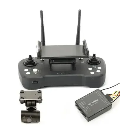 Skydroid T12 R12 Remote Control Three-body Camera 20km Digital Map Transmission transmitter Camera four-in-one Plant Protection