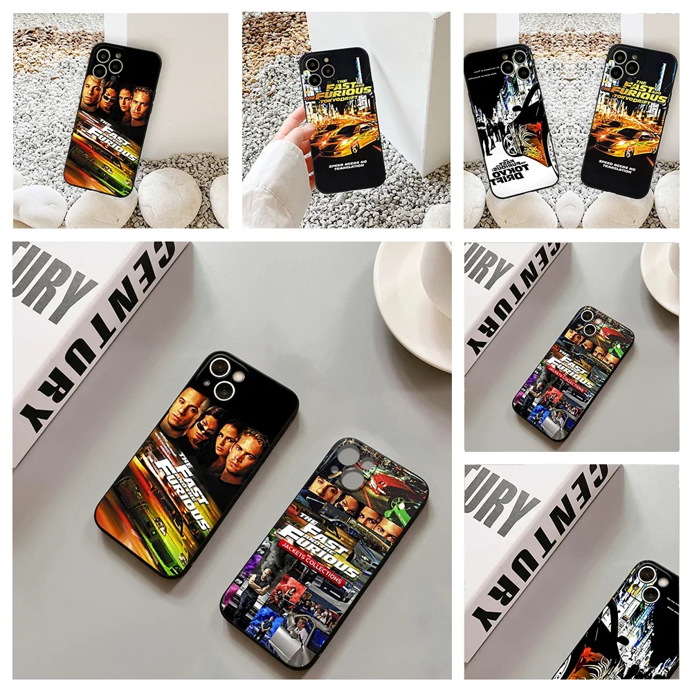 For IPhone 15 Pro Fast and Furious Moive Phone Case for IPhone 15 14 13 12 Pro XR XS MAX 15 Plus SE 14 Pro Iphone Covers