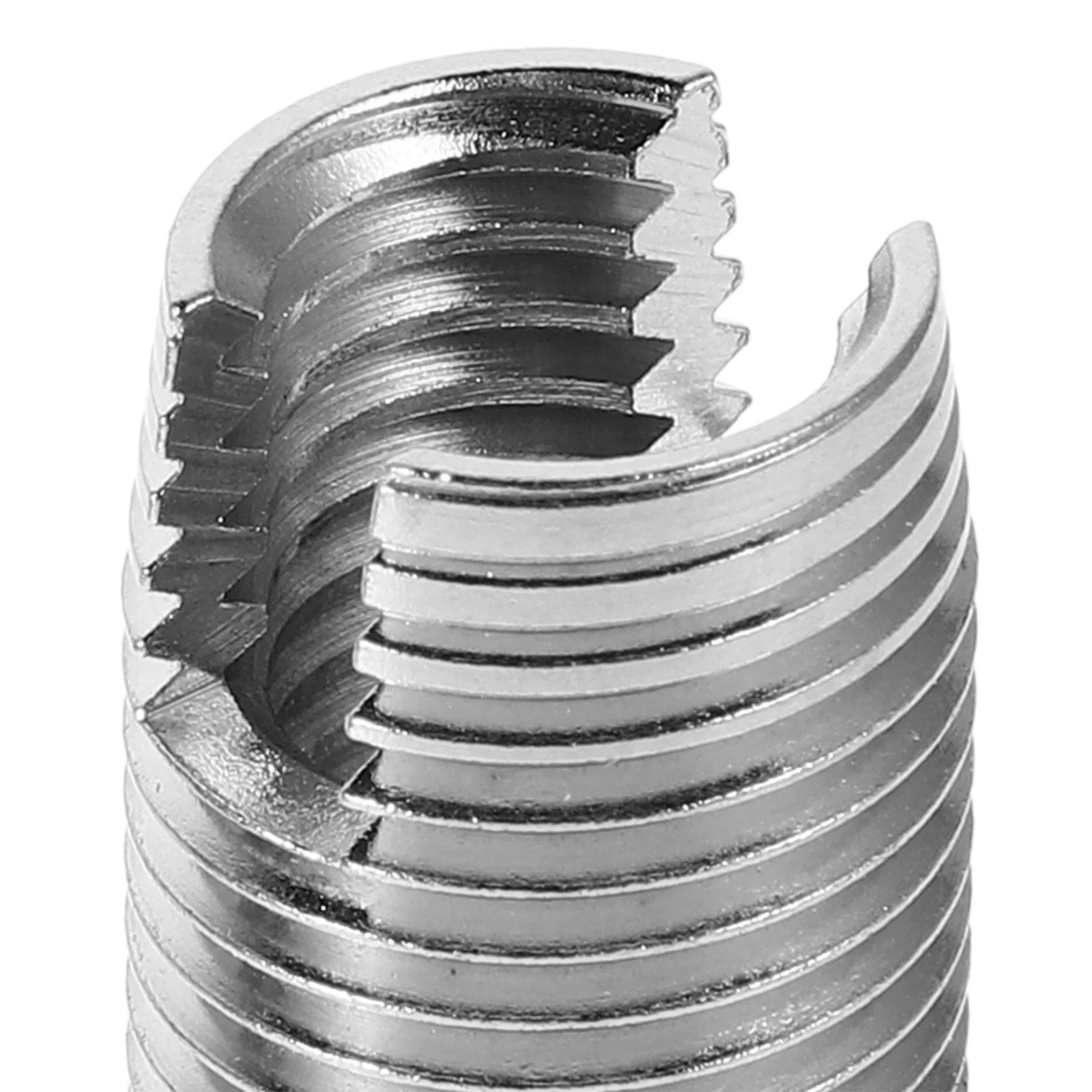 50 قطعة الفولاذ المقاوم للصدأ الذاتي التنصت الموضوع إصلاح إدراج تثبيت سريع إدراج عدة الداخلية الموضوع تعزيز أداة إصلاح