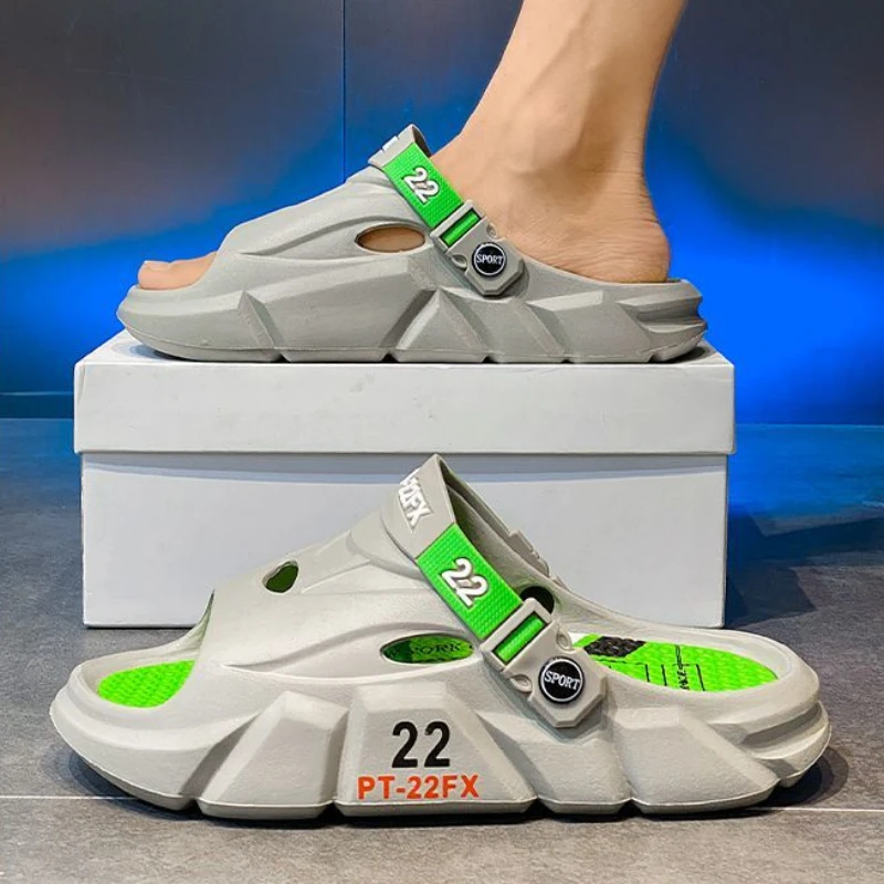 

Shoes Sabot Outdoor 2024 Fashion Slippers For Men Soft Original Style Sandals Man Cheap Korean Style Comfortable Trend Adult