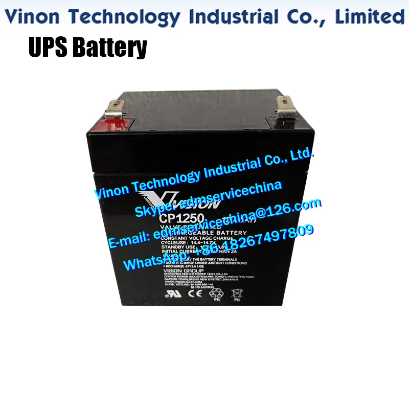 

Chmer UPS Battery, CP1250 12V5.0AH Valve Regulatedre Chargable Battery Constant for UPS Uninterruptible power system NS-A601L
