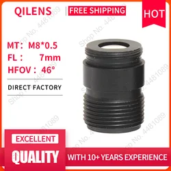 QILENS M8 LENS FL 7mm pin hole lens with Aperture F1.6 Mini CCTV HD 2.0Megapixel Lens for security cameras lens