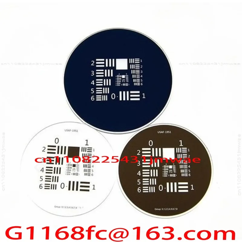 Suitable for USAF1951 Resolution Calibration Plate, Circular Sodium Glass Lithography Accuracy of 0.5 Μ M Plus or Minus
