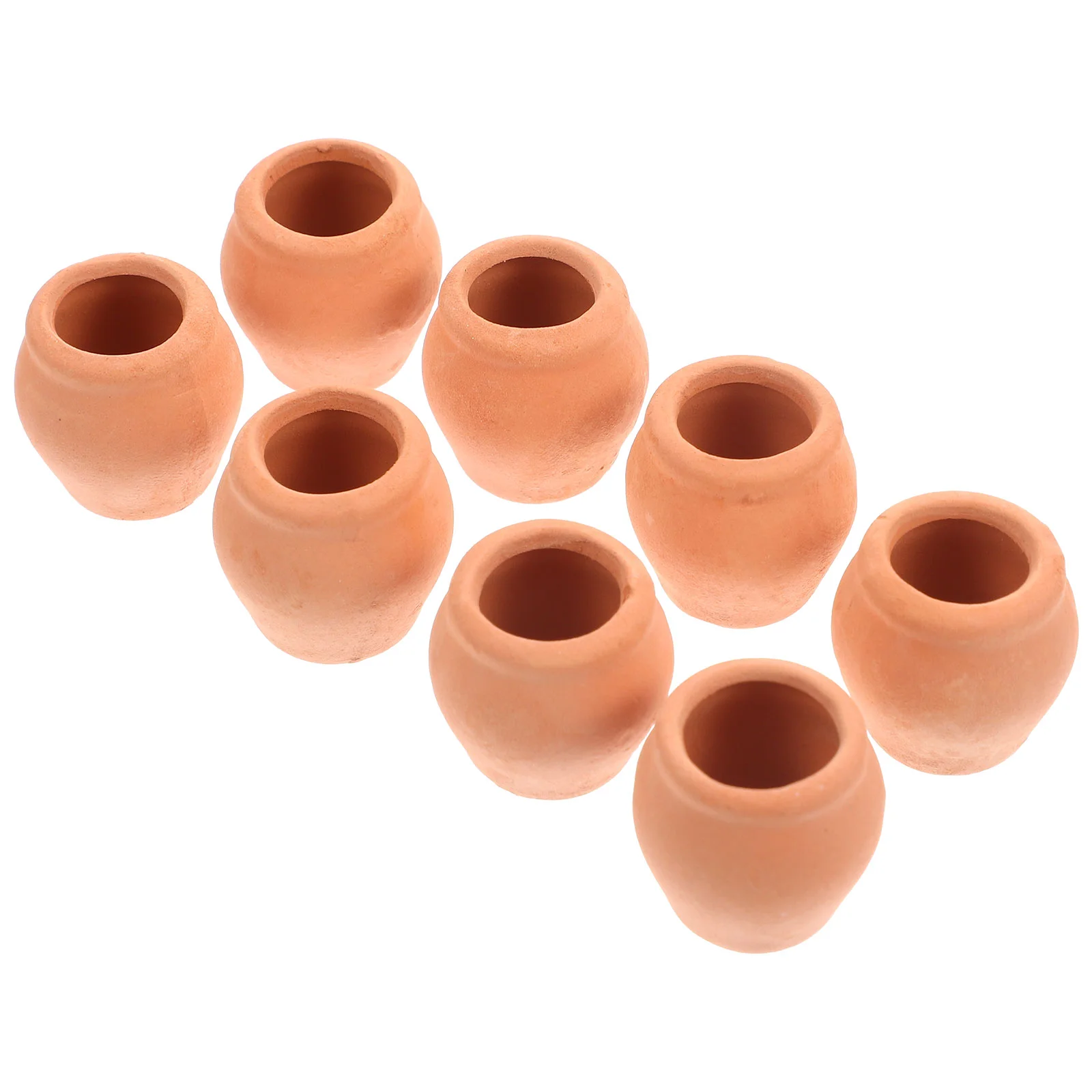 

8 Pcs Mini Ceramic Flower Pot Clay Planter Terracotta Pots Seedling Succulent Succulents Ceramics Cactus