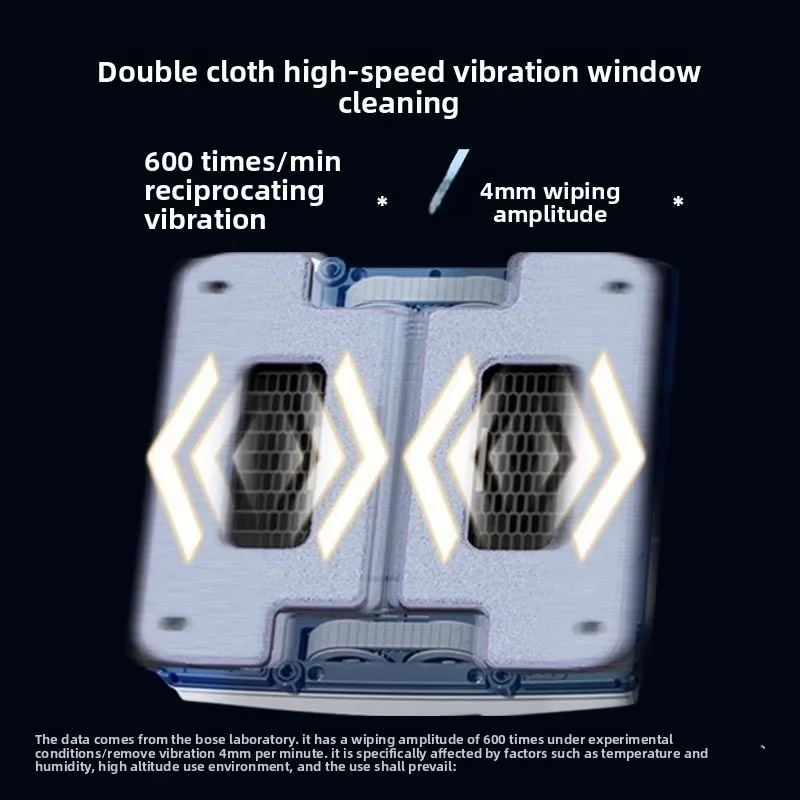 HOBOT S7 Pro Home قطعة أثرية لتنظيف الزجاج أوتوماتيكية بالكامل مزدوجة الجوانب بونيو التحكم عن بعد نافذة روبوت لأغراض التنظيف رذاذ الماء
