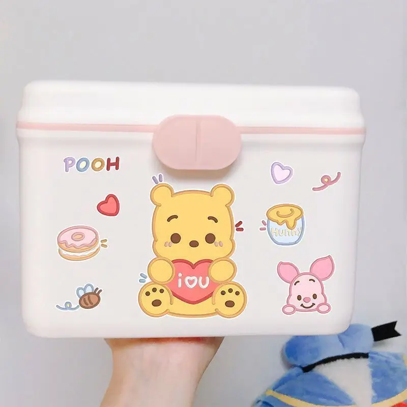 Disney Pooh Bear dibujos animados lindos pegatinas impermeables decoradas maleta para portátil tazas de agua decoradas regalos para niños y niñas.
