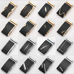 Fashion Men's Business Alloy Automatic Buckle Unique Men Plaque Belt Buckles for 3.5cm Ratchet Men Apparel Accessories