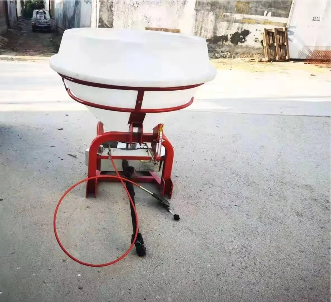EXW Price- 500L Tractor PTO Driven Single Disc Fertilizer Spreader Seed Salt Spreader