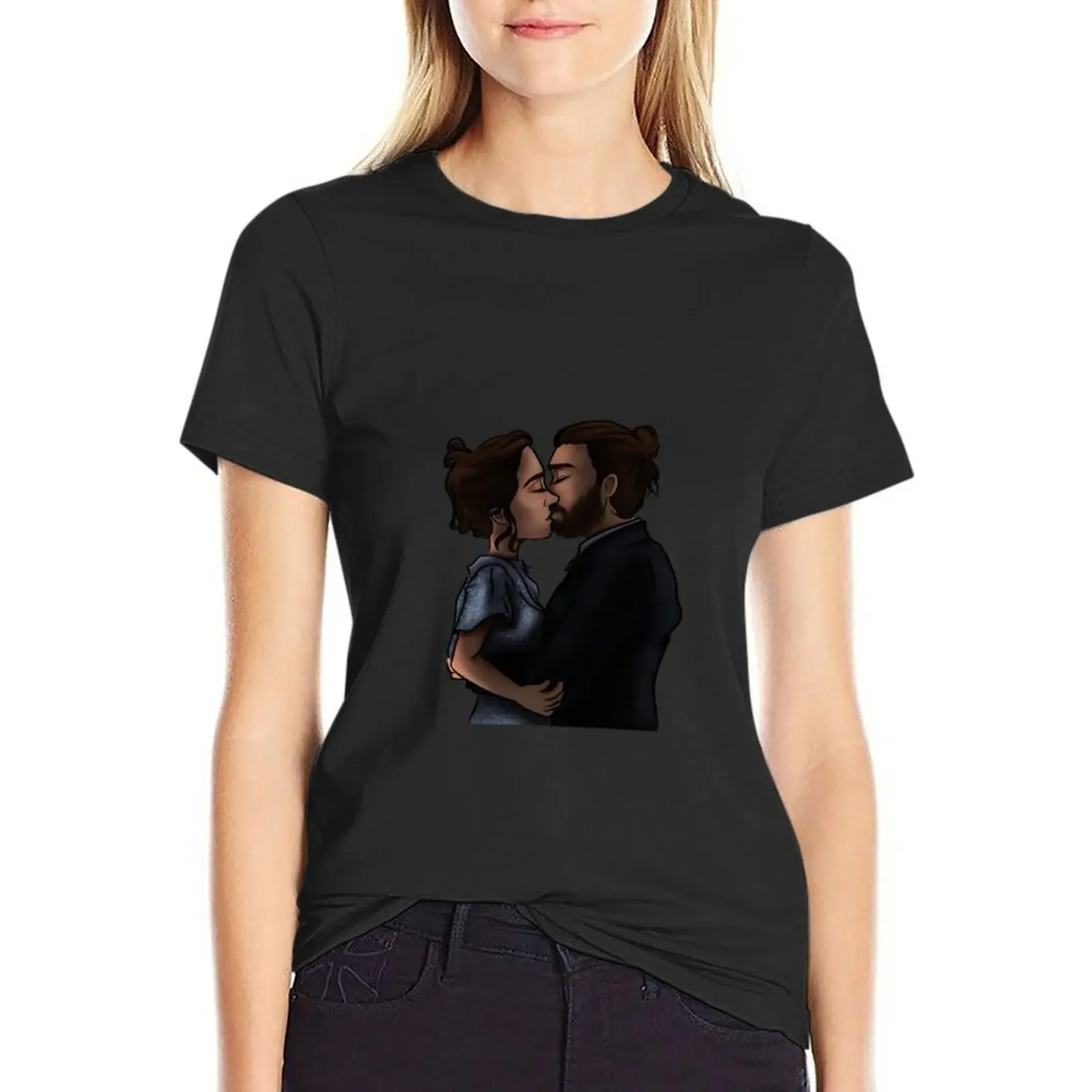 

Keke.. T-Shirt customs blanks Blouse lady clothes t shirt dress Women
