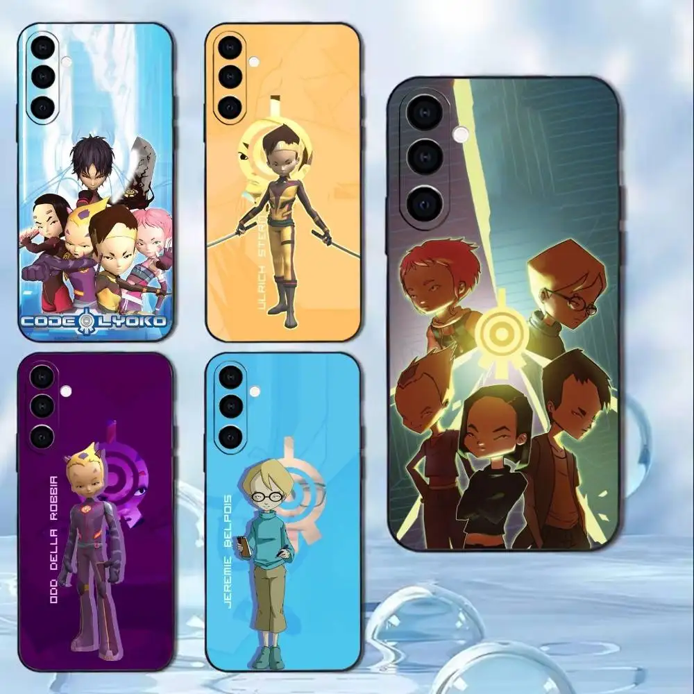 

C-Code Lyoko Phone Case For Samsung Galaxy A20,21s,22,31,32,52,53,72,73,80,91 Soft Black Shell