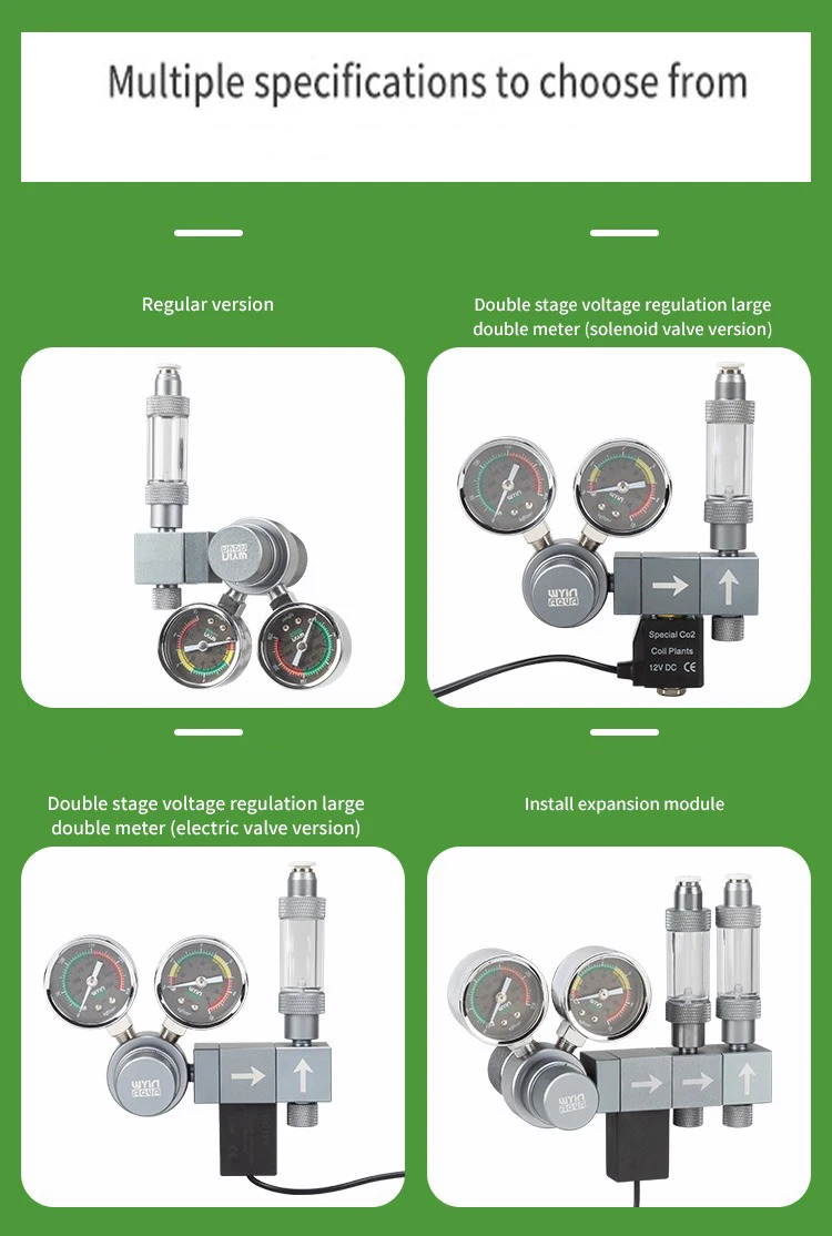 Aquarium DIY CO2-Regler Magnetventil Blasenzähler CO2-Kontrollsystem Fischbecken CO2-Druckminderer Ausrüstung – Detail 7