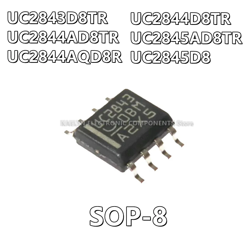 10Pcs/lot UC2843D8TR UC2843 UC2844AD8TR UC2844A UC2844AQD8R 2844AQ UC2844D8TR UC2844 UC2845AD8TR UC2845A UC2845D8 UC2845