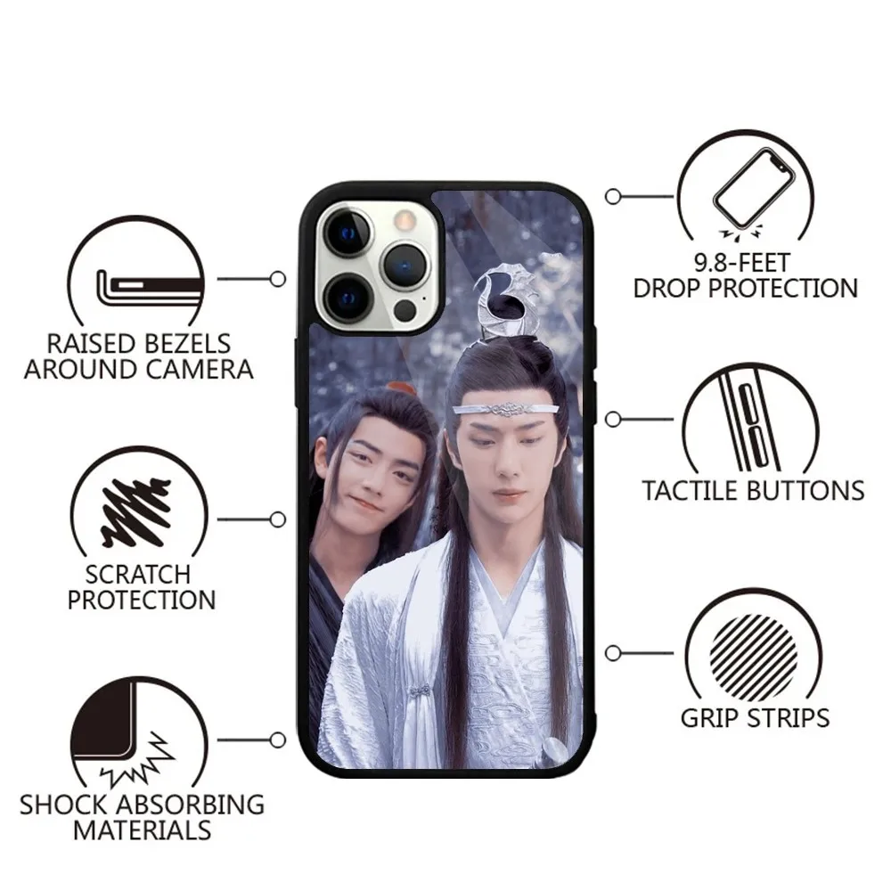 ChenQingLing The Untamed Wang Yibo XiaoZhan Phone Case Strong Magnetic For IPhone 15,14,13,Pro,Max,Plus,11,12,Mini For Magsafe