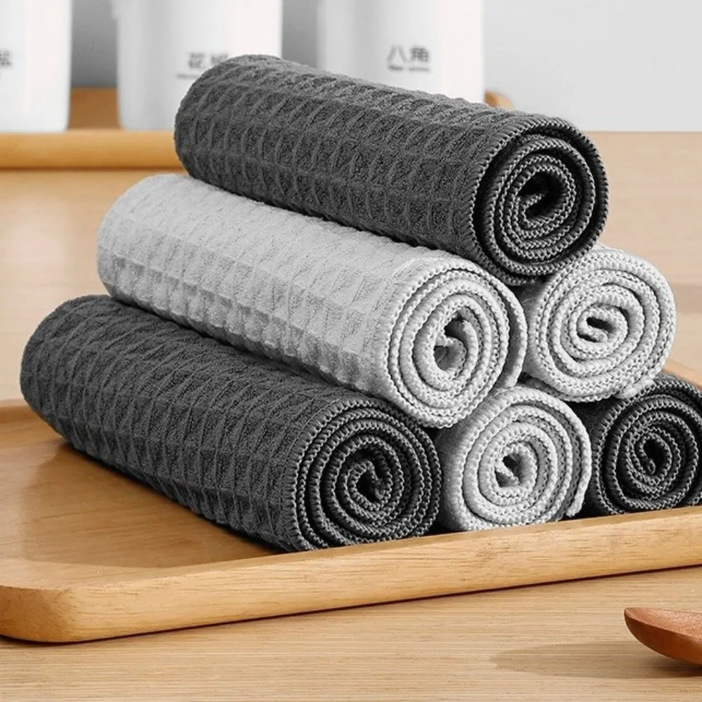 Portable Super Absorbent Barista Bar Towel Square Soft Kitchen Cleaning Cloth No Lint Coffee Machine Towels Cleaning Accessories