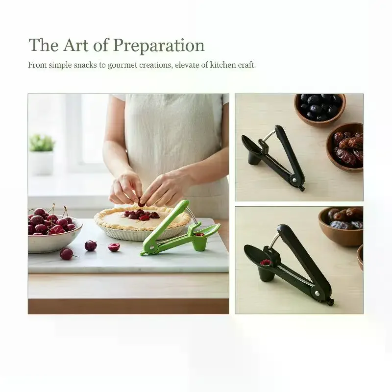 Cherry Fruit Kitchen Pitter Remover Olive Corer Remove Pit Tool Seed Gadge Fruit And Vegetable Tools Cherry Pitter for Home Use
